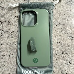 LOOPY PHONE CASE sage green